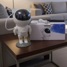 bindu elite enterprises Astronaut Space Star Projector Nebula 360° Adjustable Head Night Lamp image 2