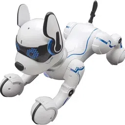 JALKAR Remote Control Robot Dog Intelligent Interactive Programmable Dancing Handstand Robot Stunt Doggy Toy Voice Control Robotic Puppy Pet Toys with Light for Kids 3 4 5 6 Years Old and Ups image 4