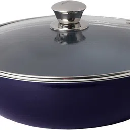 fackelmann Kadhai 32 cm diameter with Lid 5.7 L capacity image 1