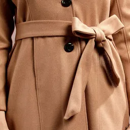 athena Wool Solid Coat For Women image 4