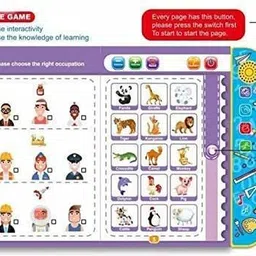 bongerking Intelligence book | interactive children book -musical English educational phonetic learning book for 3+ image 4