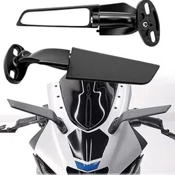 vagary Aerodynamic Adjustable Wing Mirror For R15 V4, V3, R15 V4M Bike Fairing Kit image 2