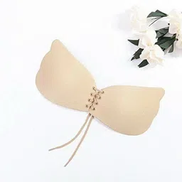 dn brothers Invisible Silicone Gel Self Adhesive Backless Reusable Stick on PushUp Bra DN433 Nursing Breast Pad image 2