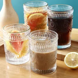 shruja (Pack of 6) 101_Whiskey Glass, Crystal Clear, Perfect for Scotch, Whisky Glass Set Water/Juice Glass image 2