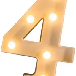 perfect pricee Powered Led Marquee Number Lights Sign Light Up Marquee Number Lights Sign for Night Light Wedding Birthday Party Battery Powered Christmas Lamp Home Bar Decoration (4) Table Lamp-picture-12
