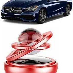 zulustyl Crystal Car Air Freshener Car Dashboard Metal Body Powered Solar Red-A32 Portable Car Air Purifier-picture-17