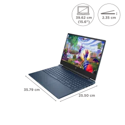 HP Victus FA1198TX Intel Core i5 13th Gen Gaming Laptop (16GB, 512GB SSD, Windows 11 Home, 6GB Graphics, 15.6 inch 144 Hz Full HD Display, NVIDIA GeForce RTX 3050, MS Office, Meca Silver, 2.29 KG) image 2