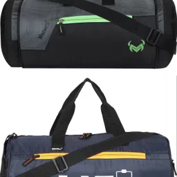 monvelli 20 L Gym Duffel Bag - GYM DUFFLE BAG FOR INDOOR OUTDOOR SPORTS - Green, Blue-picture-18