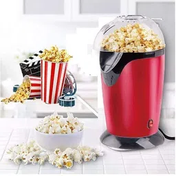 queryzen Quick Pop Hot Air Popcorn Maker – 3-Min Fast Popping, Oil-Free Healthy Snack 1.5 L Popcorn Maker image 2
