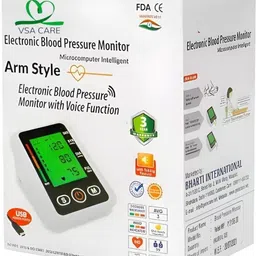 VSA CARE Bp Monitor & Digital Thermometer with One Touch Operation For Child & Adult Electronic Blood Pressure Monitor with Voice Function Thermometer image 5