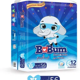 babum Super Pants Premium Diaper | Wetness Indicator | Extra Large | 56 Diapers - XL-picture-12