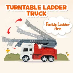 wembley Fire Friction Truck With Tanker Man Lifter Pumper Ladder Truck Fire For Kids image 3