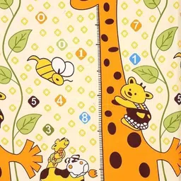 tindler knots Cotton King Fitted (Elastic) 210 TC Cartoon Bedsheet image 2