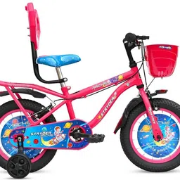 stryder Arche IC 14T Kids Cycle with Space Theme, Backrest, Basket & Support Wheels | 14 T (inch) BMX Cycle-picture-24