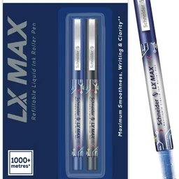 LX MAX | Cone Tip | 0.5 mm | 1000+ Meters Writing Length | German Technology Roller Ball Pen-image-10