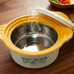 lakshmi Insulated Casserole Hot Pot Set for Roti/Curry/Food Storage & Serving Serve Casserole image 3