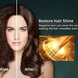 Viksenterprise Hair Brush Curling Anti-perm Straight Hair Comb Hair Iron Hair Styler Tool S116 Professional HQT 909b Hair Straightener comb Styler 5 Temperature Control S116 Hair Straightener Brush image 4