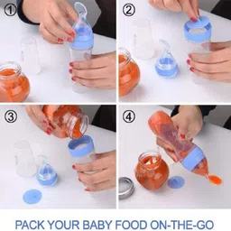 wuxxa Baby Spoon Feeder n Fruit Feeder Pack Of 2 Feeder image 4