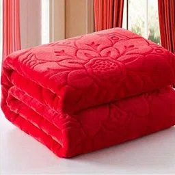 chicery Floral Double Mink Blanket for Heavy Winter image 1