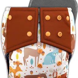 laee cute Washable Organic Cloth Diaper for babies Pack of 1-picture-10