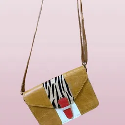 bonjour store Brown Women Clutch Fashion Designer Everyday Cow Animal Print Clutch Crossbody Bag-picture-45