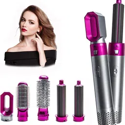 Elevea New 2023 Hair Dryer Brush 5 in 1 Multifunctional Hair Curly Hot Air Styler Electric Hair Styler-image-0