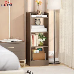 lukzer Engineered Wood Open Book Shelf image 4