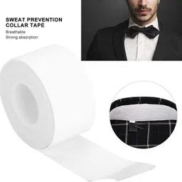 jiyancreation Collar Protector Sweat Pads Self-Adhesive Disposable Shirt Neck Liner Pack of 3 Sweat Pads image 5