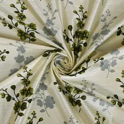 cortina 270 cm (9 ft) Polyester Semi Transparent Long Door Curtain Single Curtain image 4