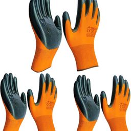 hm evotek Nylon PU Coated Firm Grip Industrial Safety Work Cut Resistant Hand Gloves K3 Climbing Gloves-picture-11