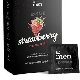 formen Strawberry Condom with Topical Spray Condom image 3