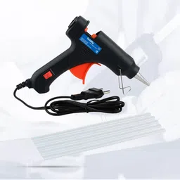 kkoeuye SFHC11GGM1 Electric 20 Watt Black Hot Gum Glue Gun With 5Pcs Hot Melt Glue Stick Standard Temperature Corded Glue Gun-picture-12
