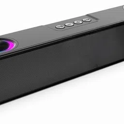 VOIZO Portable Bluetooth Soundbar 10W with High Bass, RGB Light & Type-C fast charging 10 W Bluetooth Soundbar image 1