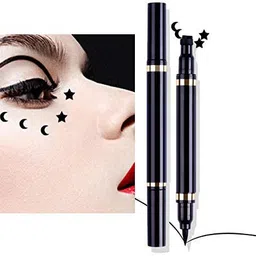 ka-kaiasha Best Long Lasting Eyeliner With Star Moon and Flower Pattern Tattoo 10 g image 3