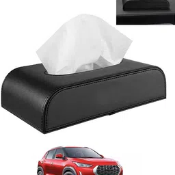 maties Leathrite New Design Black D-Shape Tissue Holder For-Magnite Nissan 2021 Vehicle Tissue Dispenser-picture-13
