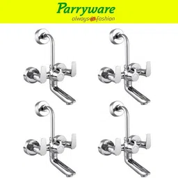 parryware Primo Wall Mixer 2 in 1 with Overhead Shower Provision set of 4 pic 132 Wall Mixer with Overhead Shower Provision Wall Mixer Faucet-picture-28