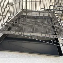chullbull pet products 24 Inch easy to carry 2 cats,2 Rabbit and small breed puppies and pug,shitzu. Hard Crate Pet Crate image 2