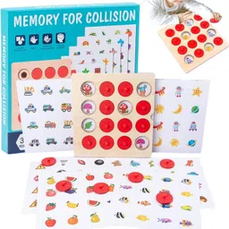 little mind Wooden Memory Game Matching Educational Toy Gifts for Children Educational Board Games-picture-14