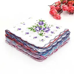 SARITE Cotton_Hankkerchief_7 ["Multicolor"] Handkerchief image 2