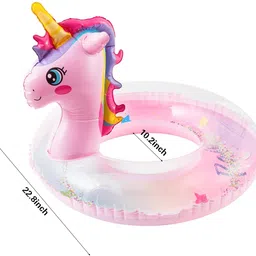 pamidhar Unicorn Swimming Inflatable Float for Adults & Kids,Unicorn Inflatable Pool Inflatable Swimming Pool, Swimming Safety Tube, Pool Accessory, Inflatable Toy Pump image 4