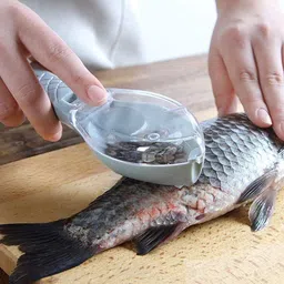 millensium Fish Scale Scraper Sawtooth Descaler Cleaner Brush Shaver Remover Knife Peeler Fish Scaler-picture-40