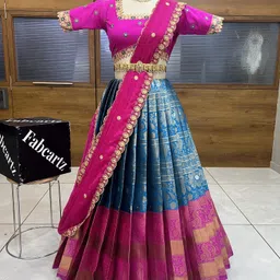 mr y Self Design Semi Stitched Lehenga Choli-picture-14