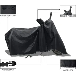 aashtik mart Two Wheeler Cover for Universal For Bike image 2