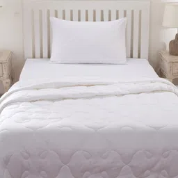 maspar White 100% Cotton 250 AC Room Single Bed Duvet Insert image 2