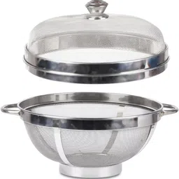 hometheo Multipurpose Stainless Steel Fruit & Vegetable Basket 12 inchs Stainless Steel Fruit & Vegetable Basket-picture-33