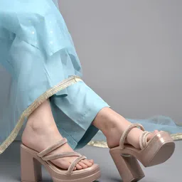 shoetopia Women Heels Sandal image 5