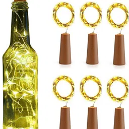 nisco 20 LEDs 2 m Yellow Steady Bottle Rice Lights-picture-10