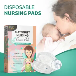 zikku Ultra Soft Disposable Breast Pads 20 Pcs Leak-Proof Honeycomb Nursing Pads Nursing Breast Pad image 5