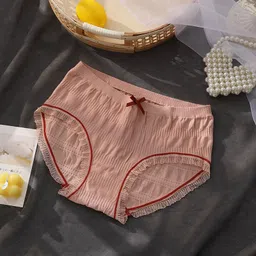 mrs queen Pack of 3 Women Hipster Multicolor Panty image 4