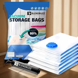 blend buzz Jumbo Size Space Saver Vacuum 278 Bags Reusable Moisture Proof Travel Storage Vacuum Bags-picture-26